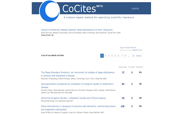 CoCites [Beta]  from Chrome web store to be run with OffiDocs Chromium online
